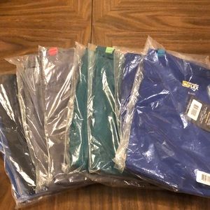 3 Pairs BNWT Size Small Wonderwink Wonderflex Scrub Sets + extra top/bottom